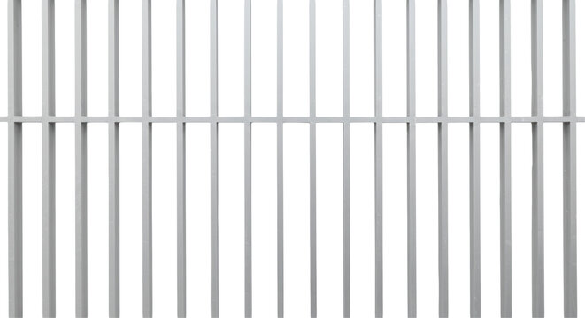 Isolated Jail Bars