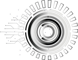 vector illustration of an abstract circle background
