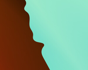 Color backdrop. A background or cover for something creative or varied.