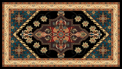 Complex carpets, Persian carpets, carpet patterns, ethnic tribal patterns