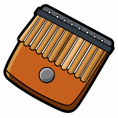 vector illustration of a guitar