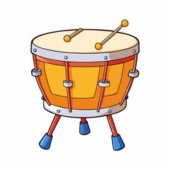 drum isolated on white