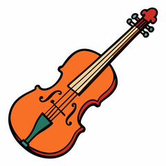 Fototapeta premium violin isolated on white