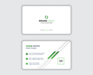 modern creative business card and name card,horizontal simple clean template vector design, layout in rectangle size.