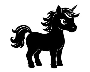 Unicorn SVG & Silhouette Vector | Magical Fantasy Design for Kids Crafts, Party Decor, Apparel & Sticker