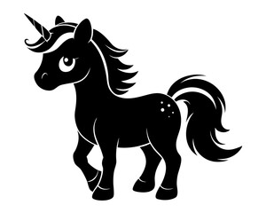 Unicorn SVG & Silhouette Vector | Magical Fantasy Design for Kids Crafts, Party Decor, Apparel & Sticker