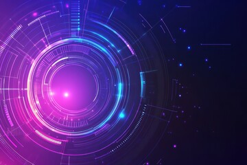 Obraz premium Graphic layouts showcasing vibrant purple hues for modern advertising designs