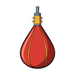 vector illustration of a set of red wine bottles