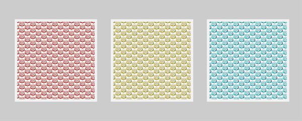 Tropical leaf Wallpaper, bright tile backdrop, print, cover, banner and invitation, Vector illustration.
