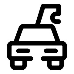transportation dashed line icon