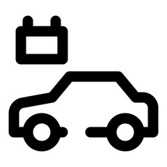 transportation dashed line icon