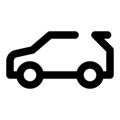transportation dashed line icon