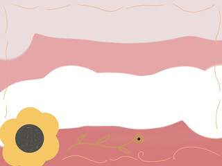 abstract vector background, Floral motif with colored background 