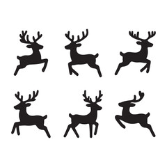 deer silhouette vector