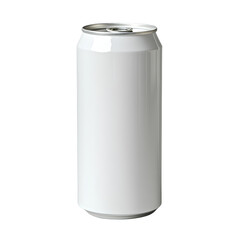 Obraz premium blank can mockup, 50 cl tall soda drink can, front view, gray transparent background, png