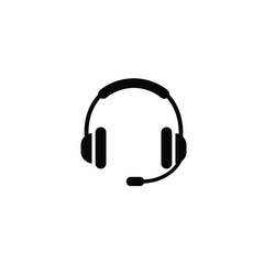 Headset Vector Illustration For Customer Support Call Center And Communication