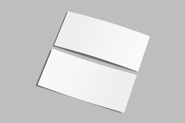 gift voucher blank mockup