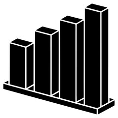 Growth Chart: An abstract representation of a bar graph, with rising columns that symbolize progress and positive change. The visual embodies concepts such as data analysis, business growth.