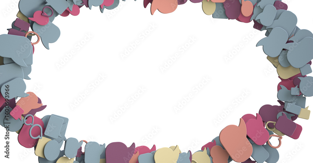 Poster mail communication support contact concept service