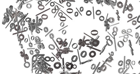 Blurred sale background.