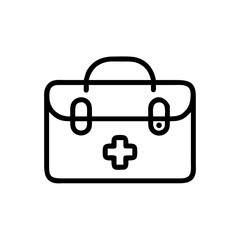 Icon of a doctorchest / first aid kit