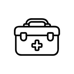 Icon of a doctorchest / first aid kit