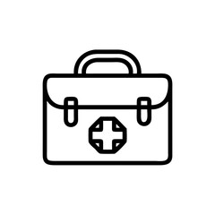 Icon of a doctorchest / first aid kit