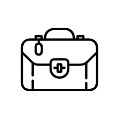 Icon of a doctorchest / first aid kit
