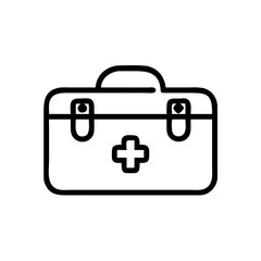 Icon of a doctorchest / first aid kit