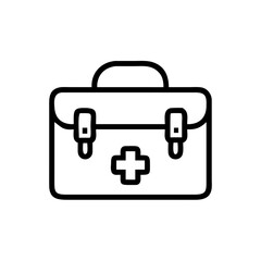 Icon of a doctorchest / first aid kit