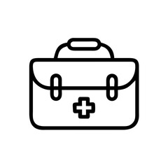 Icon of a doctorchest / first aid kit
