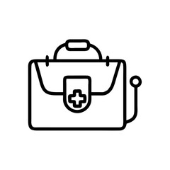 Icon of a doctorchest / first aid kit
