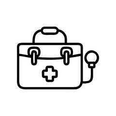 Icon of a doctorchest / first aid kit