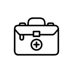Icon of a doctorchest / first aid kit