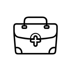 Icon of a doctorchest / first aid kit
