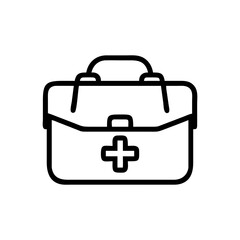 Icon of a doctorchest / first aid kit