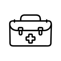 Icon of a doctorchest / first aid kit