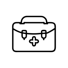 Icon of a doctorchest / first aid kit