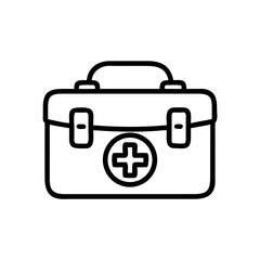 Icon of a doctorchest / first aid kit