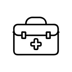 Icon of a doctorchest / first aid kit