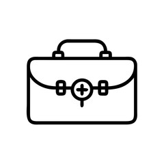 Icon of a doctorchest / first aid kit