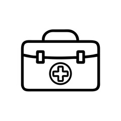 Icon of a doctorchest / first aid kit