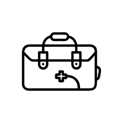 Icon of a doctorchest / first aid kit