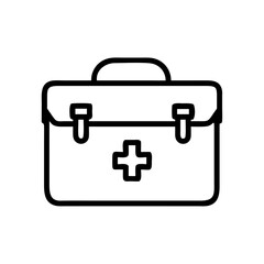 Icon of a doctorchest / first aid kit