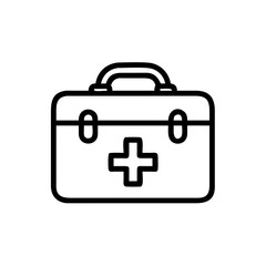 Icon of a doctorchest / first aid kit