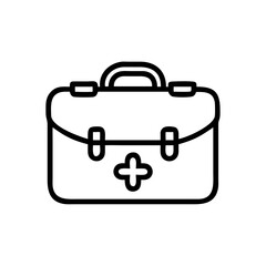 Icon of a doctorchest / first aid kit