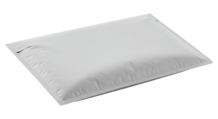 White bubble mailer isolated on white background, bubble mailer clipart, bubble mailer transparent png