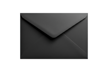 Dark envelope isolated on white background, envelope clipart, envelope transparent png