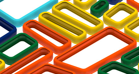 Low poly triangle posters, modern concept