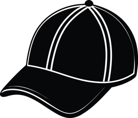 Cap Silhouette Vector | Fashion, Headwear & Casual Style Icon